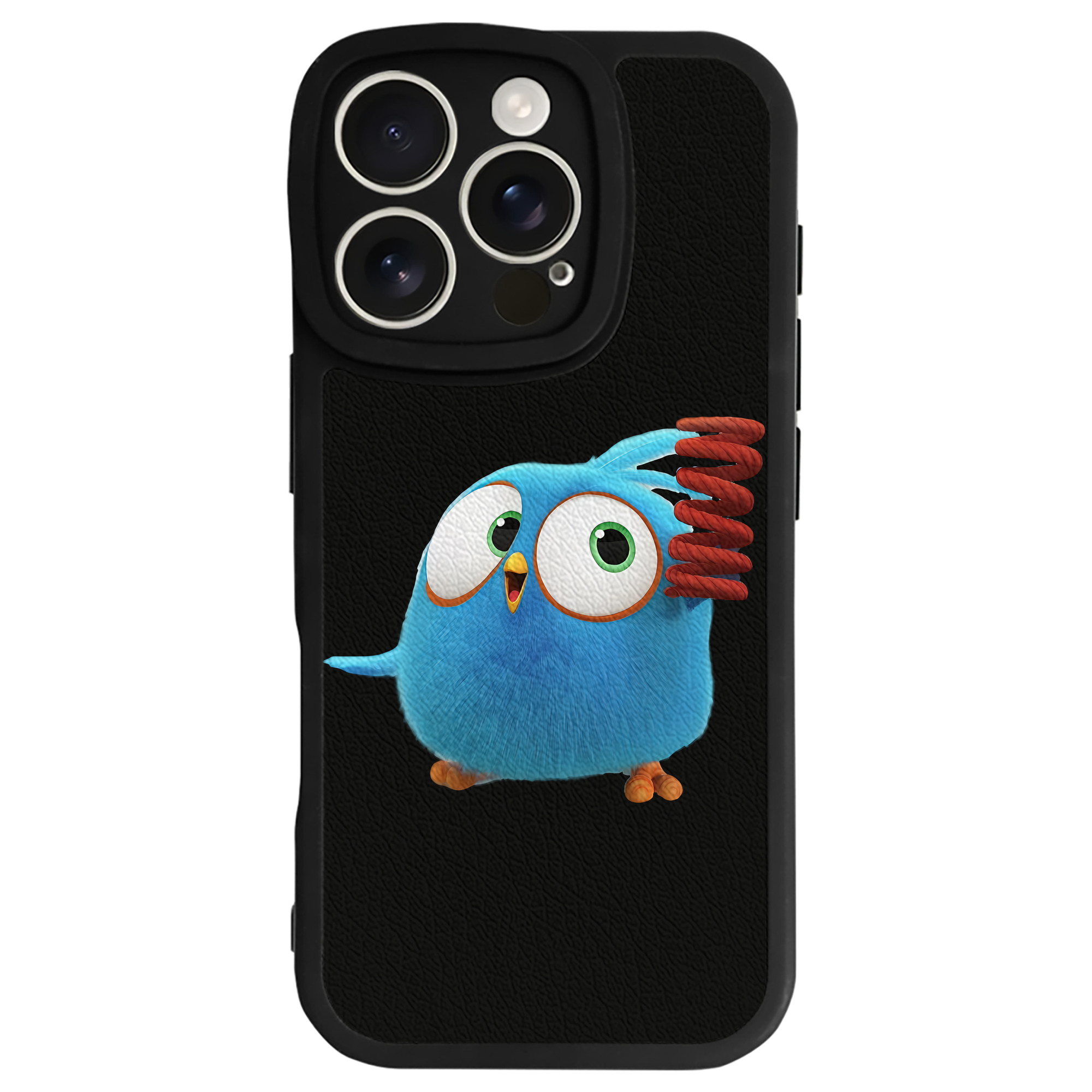 Angry Birds アングリーバード 【iPhone 16シリーズ対応】シリコンスマホケース（レザー調） 材質：シリコン